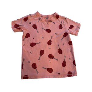 Kids Tea Collection Guitar Print T-Shirt Size 8
